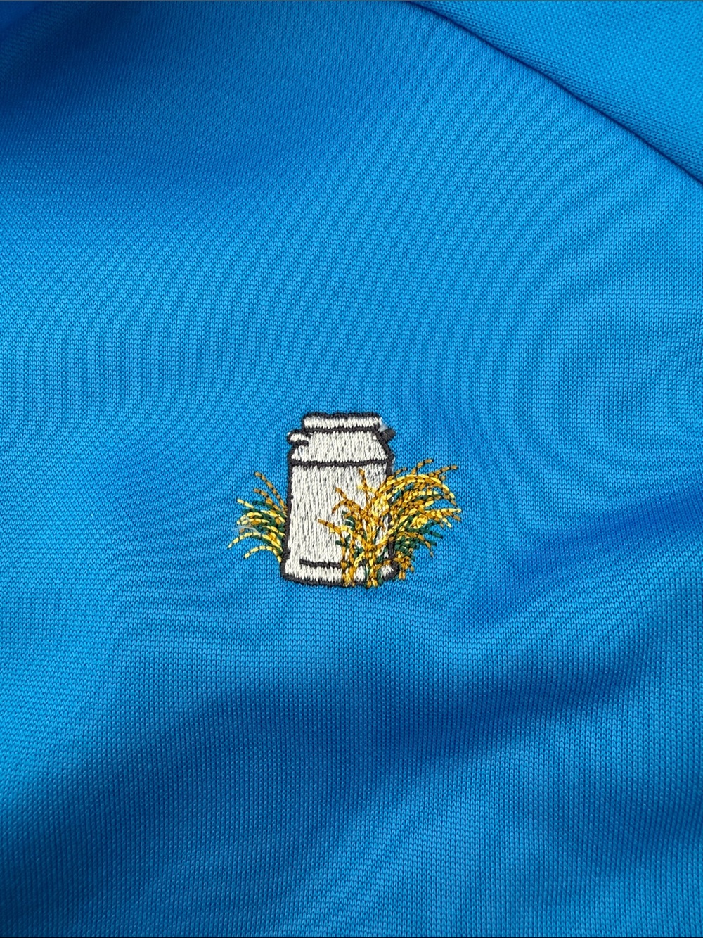 Nike Blue and Gray Athletic Quarter-Zip Top - Picture 3 of 3
